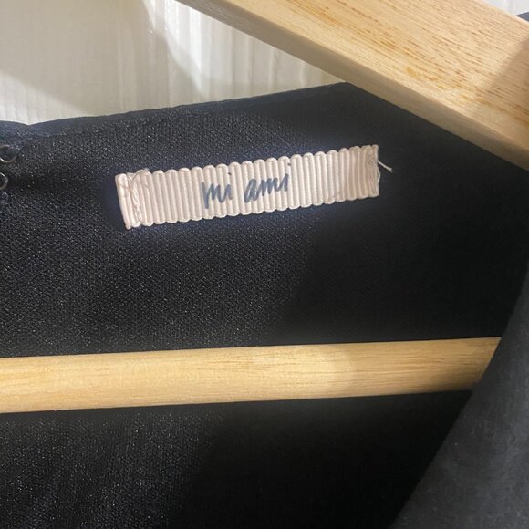 Black Puff-Sleeve Ruffle Mini Dress - Picture 4 of 4